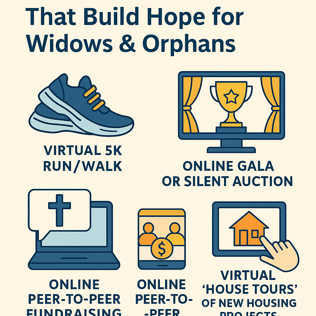 5 Virtual Fundraising Ideas That Build Hope for Widows & Orphans