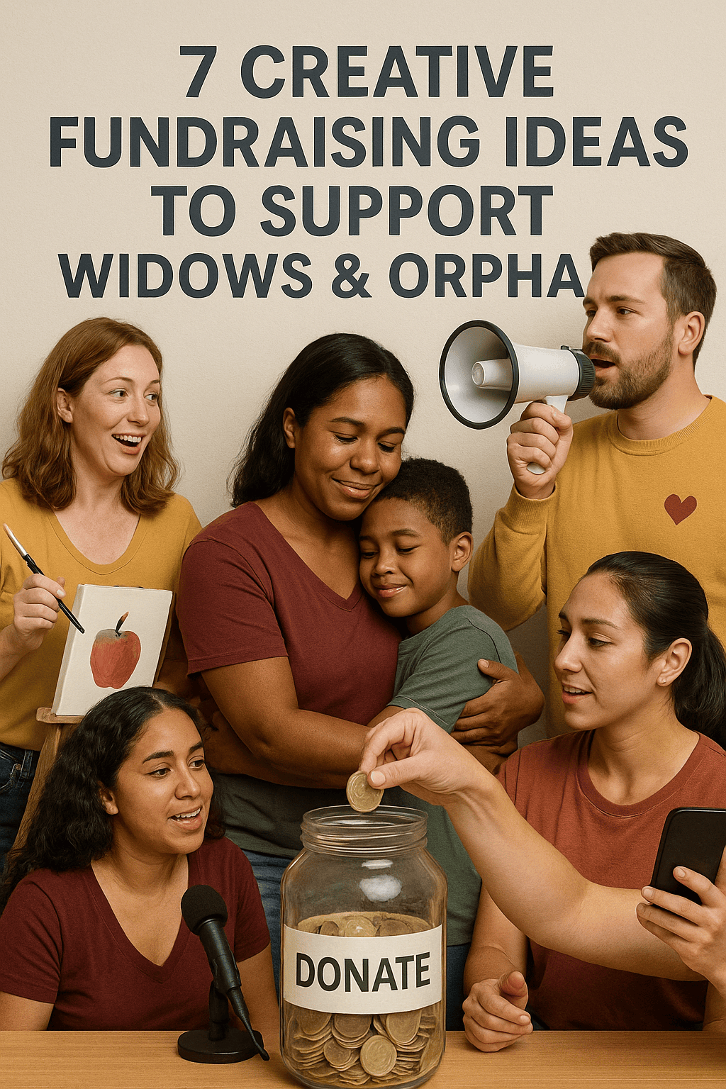7 Creative Fundraising Ideas to Support Widows & Orphans